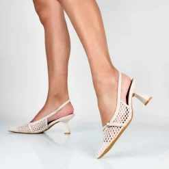 Alanis - Decollette Slingback Rete