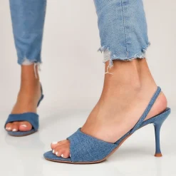 Amalia - Sandali Donna In Denim