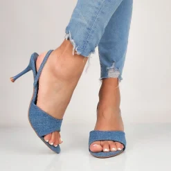 Amalia - Sandali Donna In Denim