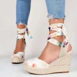 Amalie - Espadrillas Con Zeppa-