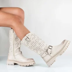 Amber - Stivali Bikers Donna
