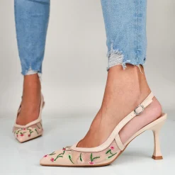 Arianna - Decollette Slingback Microrete