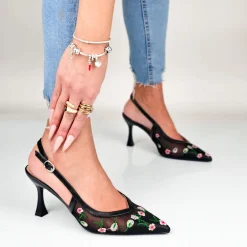 Arianna - Decollette Slingback Microrete