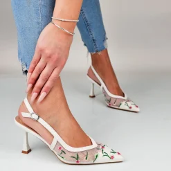 Arianna - Decollette Slingback Microrete