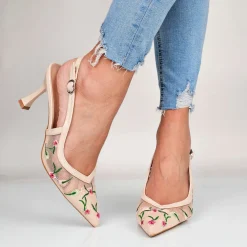 Arianna - Decollette Slingback Microrete