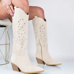Bice - Stivali Texani Donna Gambale Laserato