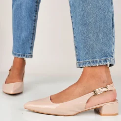 Colette - Ballerine Slingback Tacco Largo