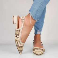 Jhanela - Ballerine Slingback Intreccio