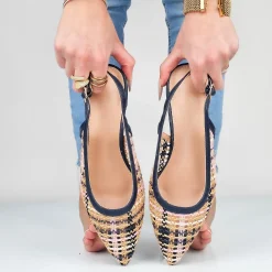 Jhanela - Ballerine Slingback Intreccio