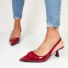 Lyn - Decollette Slingback Vernice