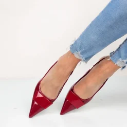 Lyn - Decollette Slingback Vernice