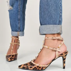 Madeline - Decollette Slingback Borchie