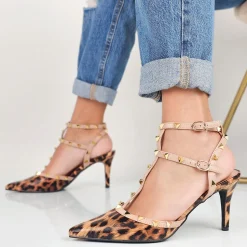 Madeline - Decollette Slingback Borchie