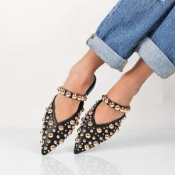 Marcelline - Ballerine Sabot Con Borchie