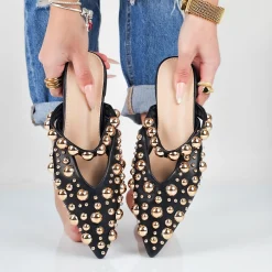 Marcelline - Ballerine Sabot Con Borchie