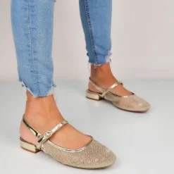 Norma - Ballerine Slingback Rete
