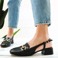 Ruelle - Slingback Con Morsetto Oro