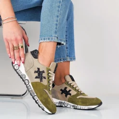 Seraphine - Sneakers Donna Vera Pelle Made In Italy