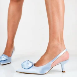 Teresa - Decollette Raso Slingback