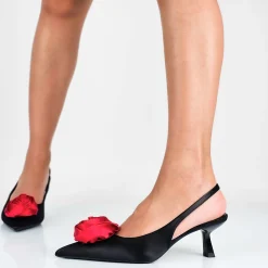 Teresa - Decollette Raso Slingback