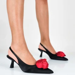 Teresa - Decollette Raso Slingback