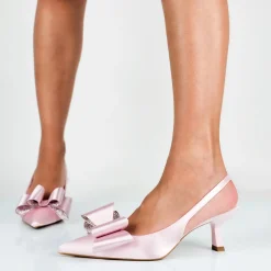 Valeria - Decollette Raso Slingback