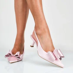 Valeria - Decollette Raso Slingback