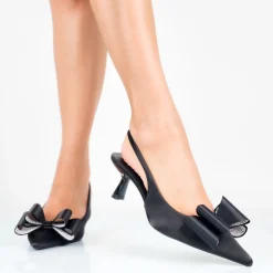 Valeria - Decollette Raso Slingback